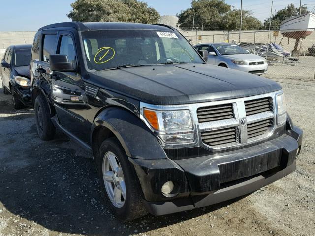 1D8GU58K29W542802 - 2009 DODGE NITRO SLT BLACK photo 1