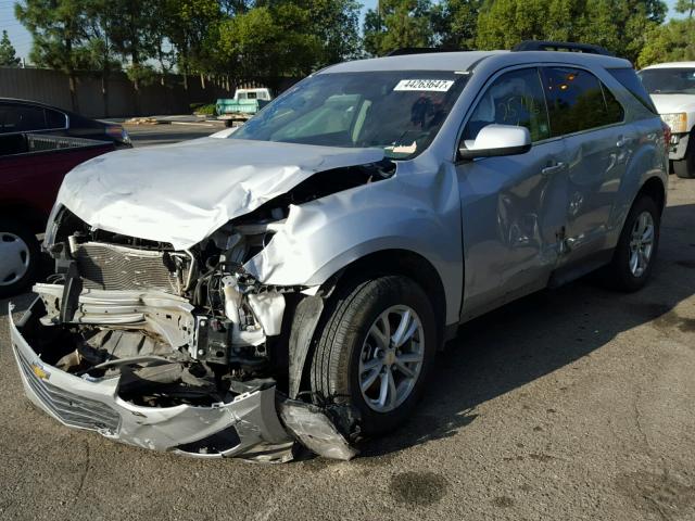 2GNALCEK0H6249724 - 2017 CHEVROLET EQUINOX SILVER photo 2