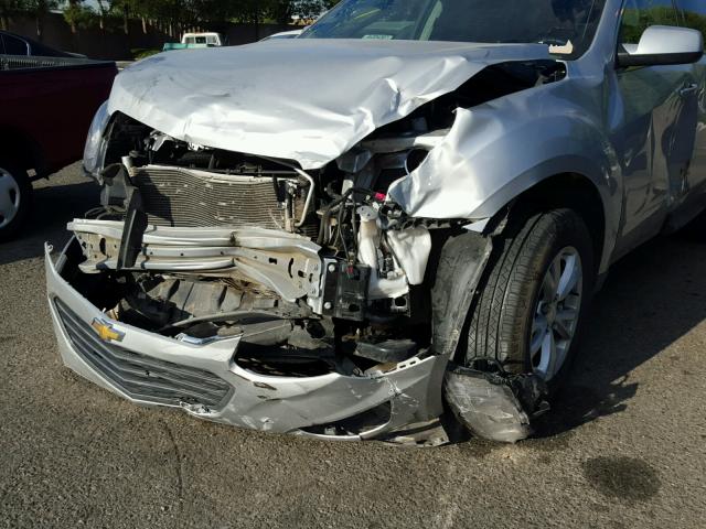 2GNALCEK0H6249724 - 2017 CHEVROLET EQUINOX SILVER photo 9