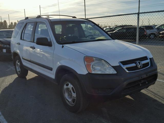 JHLRD68423C003834 - 2003 HONDA CR-V LX WHITE photo 1