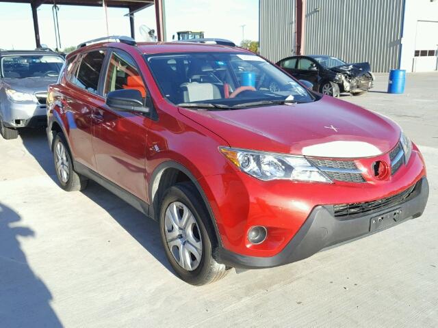 JTMZFREV3FJ038159 - 2015 TOYOTA RAV4 LE Qırmızı foto 1