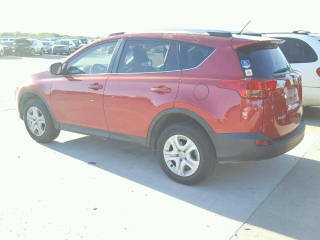 JTMZFREV3FJ038159 - 2015 TOYOTA RAV4 LE RED photo 3