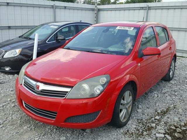W08AR671285104010 - 2008 SATURN ASTRA XE RED photo 2