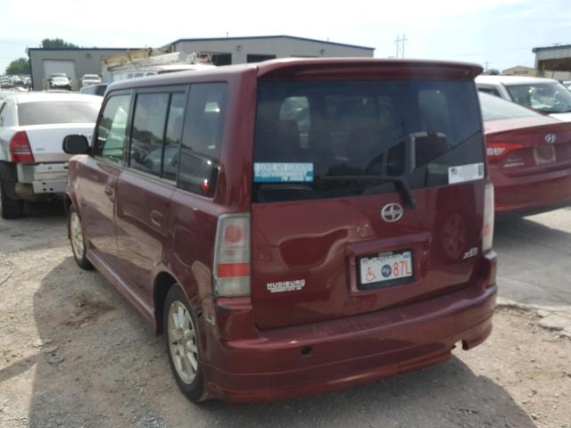 JTLKT324464067143 - 2006 TOYOTA SCION MAROON photo 3