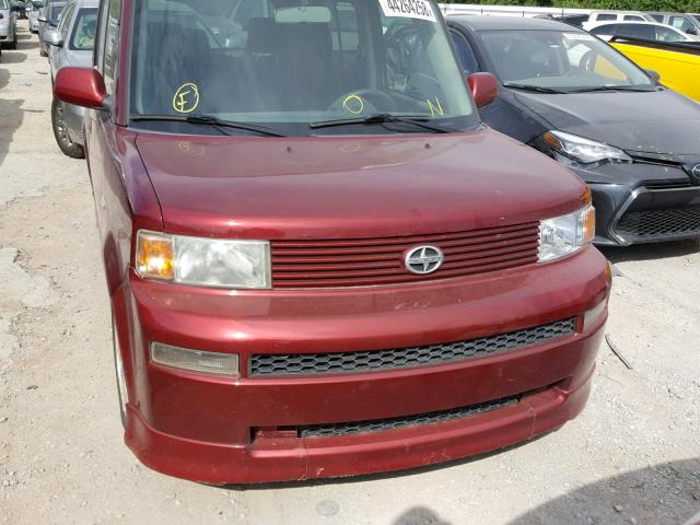 JTLKT324464067143 - 2006 TOYOTA SCION MAROON photo 9