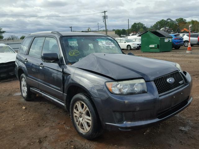JF1SG66698H728759 - 2008 SUBARU FORESTER S BLUE photo 1