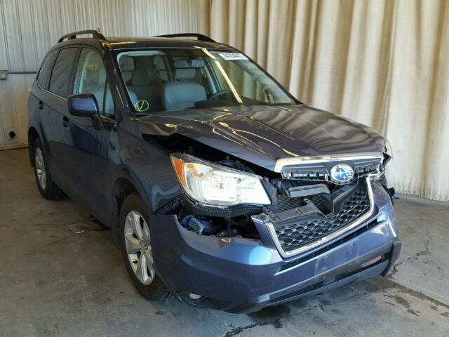 JF2SJAJCXEH493250 - 2014 SUBARU FORESTER 2 BLUE photo 1