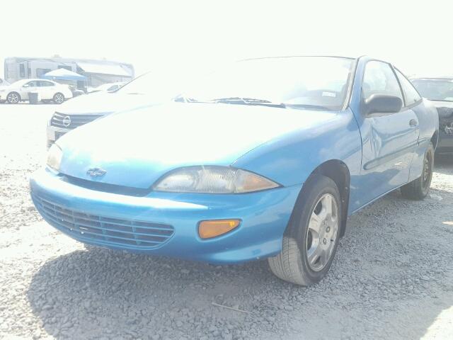 3G1JC1245XS835993 - 1999 CHEVROLET CAVALIER B BLUE photo 2