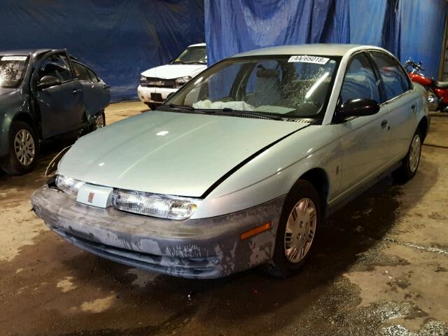 1G8ZH5285TZ351819 - 1996 SATURN SL1 GRAY photo 2