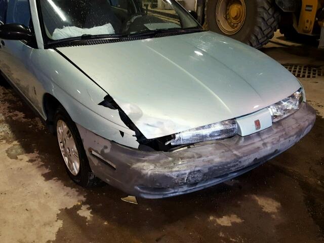 1G8ZH5285TZ351819 - 1996 SATURN SL1 GRAY photo 9