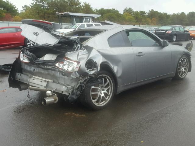 JNKCV54E05M414668 - 2005 INFINITI G35 SILVER photo 4