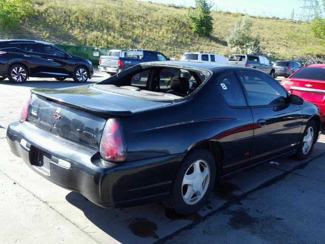 2G1WX12K7Y9361410 - 2000 CHEVROLET MONTE CARL შავი ფოტო 4