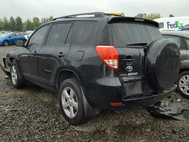 JTMBD33V676031847 - 2007 TOYOTA RAV4 BLACK photo 3