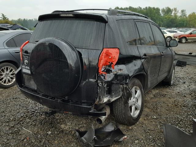 JTMBD33V676031847 - 2007 TOYOTA RAV4 BLACK photo 4