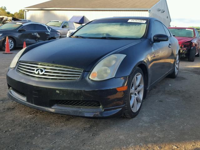 JNKCV54E85M425739 - 2005 INFINITI G35 BLACK photo 2