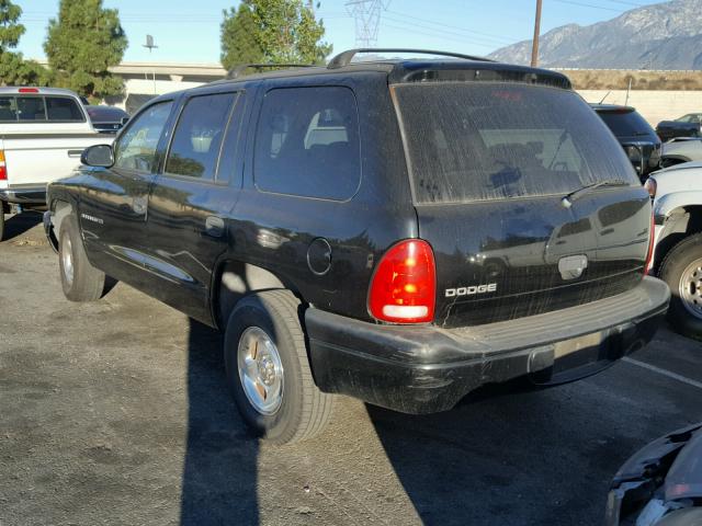 1B4HR28Y2XF522129 - 1999 DODGE DURANGO BLACK photo 3