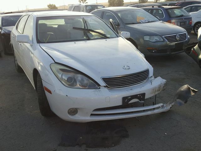 JTHBA30G855074215 - 2005 LEXUS ES WHITE photo 1