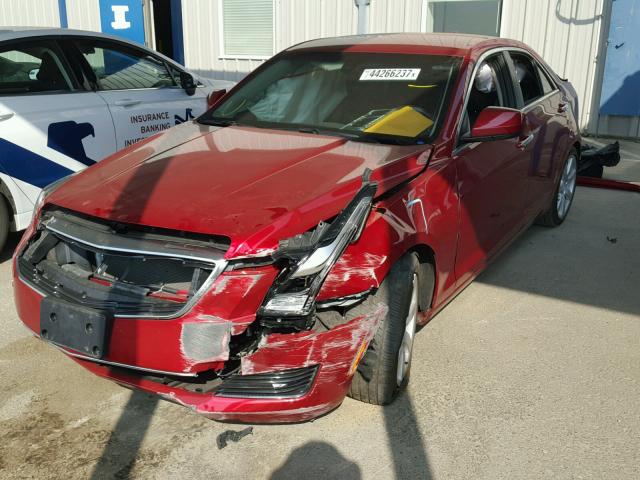 1G6AA5RAXG0109315 - 2016 CADILLAC ATS RED photo 2