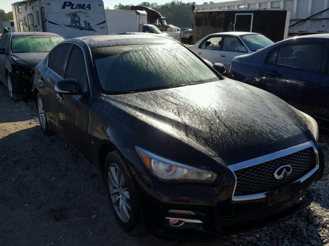 JN1BV7AR2EM682575 - 2014 INFINITI Q50 BASE Negro foto 1