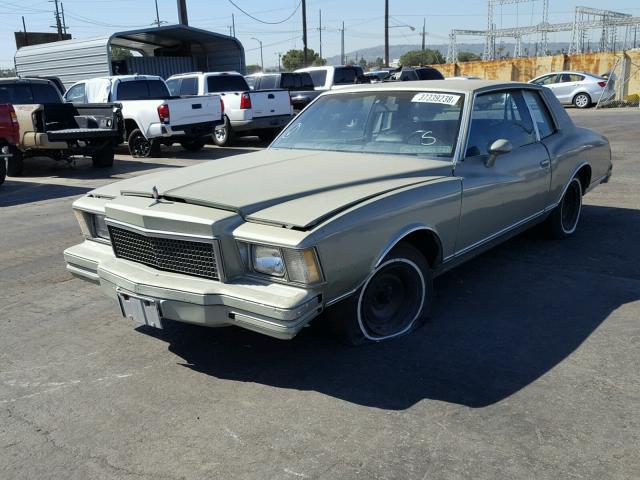 1Z37U8Z422035 - 1978 CHEVROLET MONTECARLO 绿色 照片 2