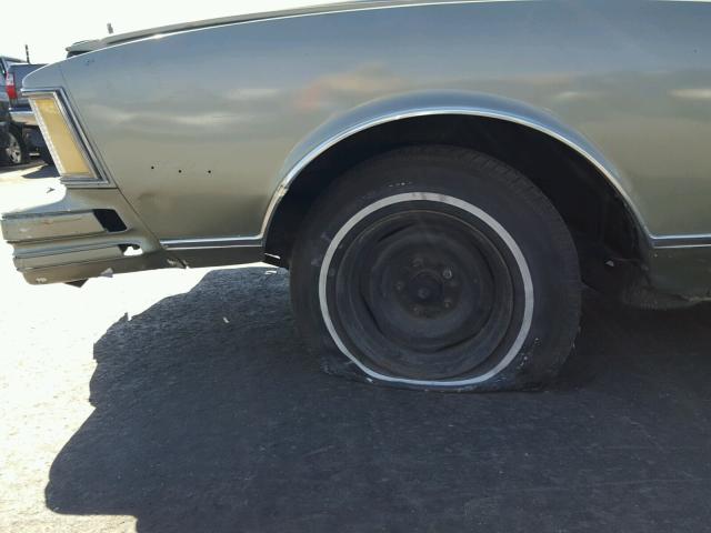 1Z37U8Z422035 - 1978 CHEVROLET MONTECARLO 绿色 照片 9