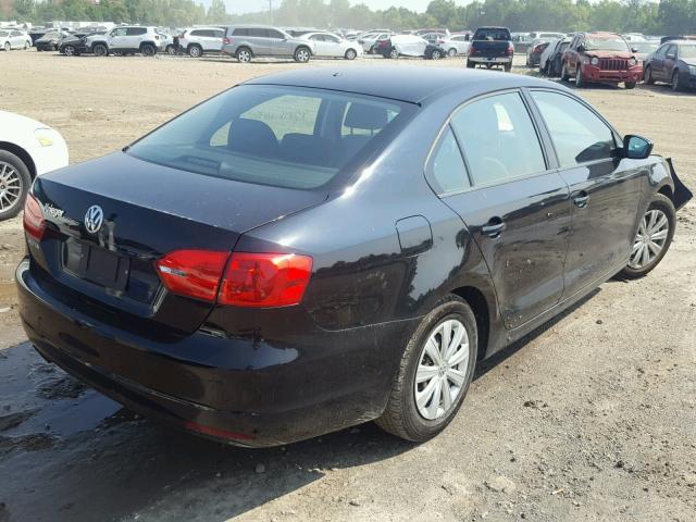 3VW1K7AJ6BM049635 - 2011 VOLKSWAGEN JETTA BASE 黑色 照片 4