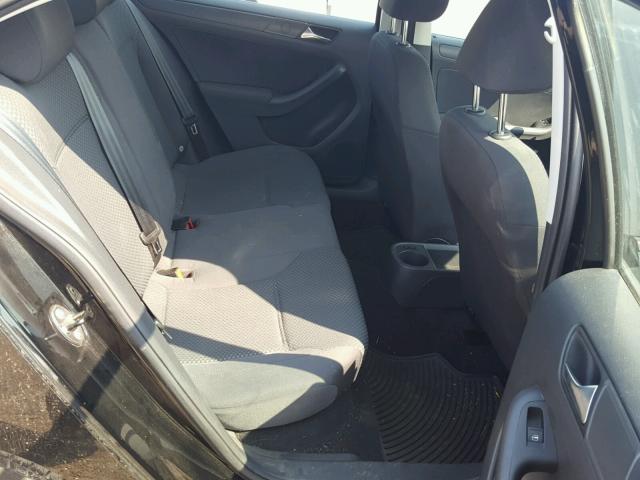 3VW1K7AJ6BM049635 - 2011 VOLKSWAGEN JETTA BASE 黑色 照片 6
