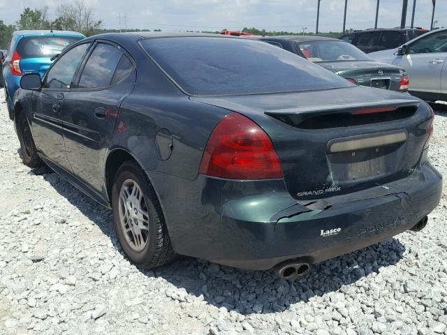 2G2WP522141291169 - 2004 PONTIAC GRAND PRIX Зелений фото 3