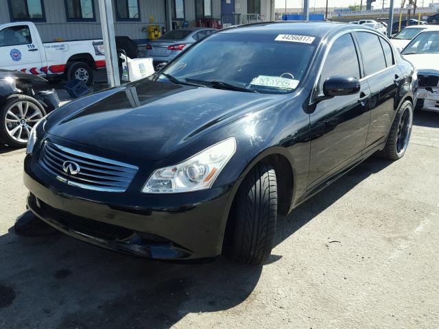 JNKBV61E97M707672 - 2007 INFINITI G35 BLACK photo 2