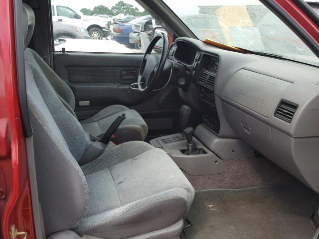 4S6CM58V4S4426562 - 1995 HONDA PASSPORT E BURGUNDY photo 5