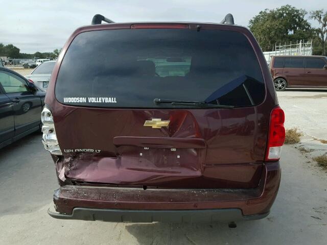 1GNDV33118D162305 - 2008 CHEVROLET UPLANDER L BURGUNDY photo 10