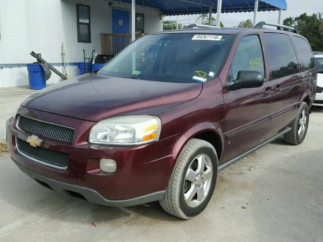 1GNDV33118D162305 - 2008 CHEVROLET UPLANDER L BURGUNDY photo 2