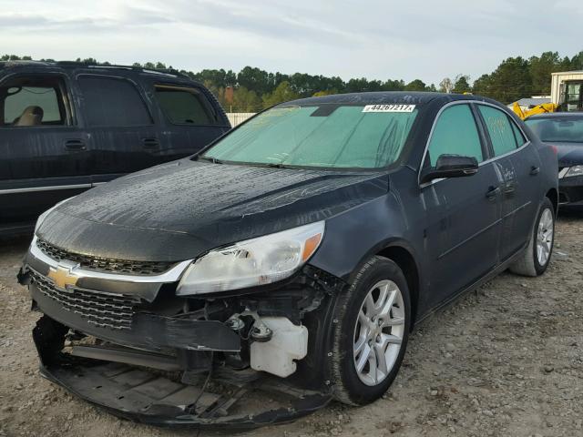 1G11C5SL2FF317504 - 2015 CHEVROLET MALIBU 1LT BLACK photo 2