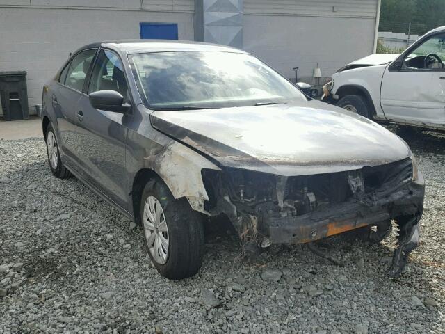 3VW2K7AJ7DM317874 - 2013 VOLKSWAGEN JETTA BASE CHARCOAL photo 1