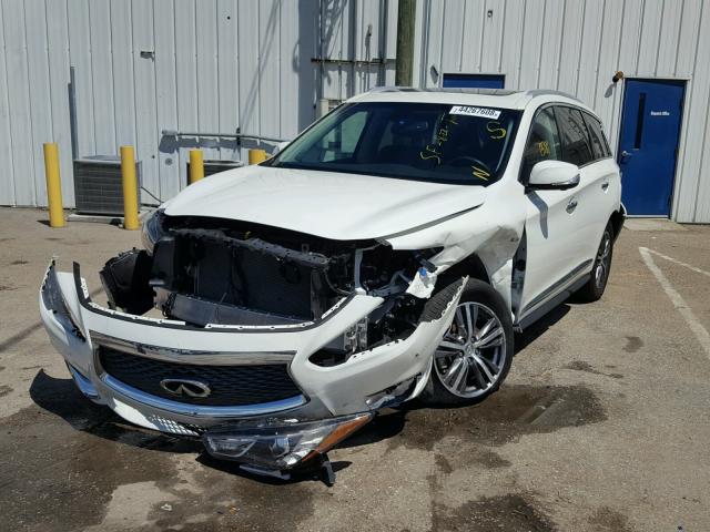 5N1DL0MN1HC540381 - 2017 INFINITI QX60 WHITE photo 2