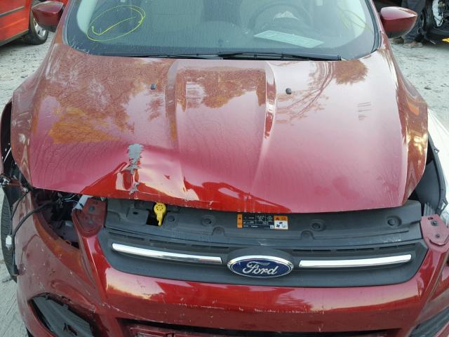 1FMCU0G72FUB45400 - 2015 FORD ESCAPE SE MAROON photo 7