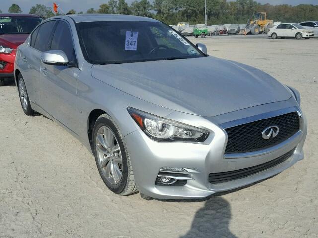 JN1BV7AP7EM692548 - 2014 INFINITI Q50 BASE GRAY photo 1