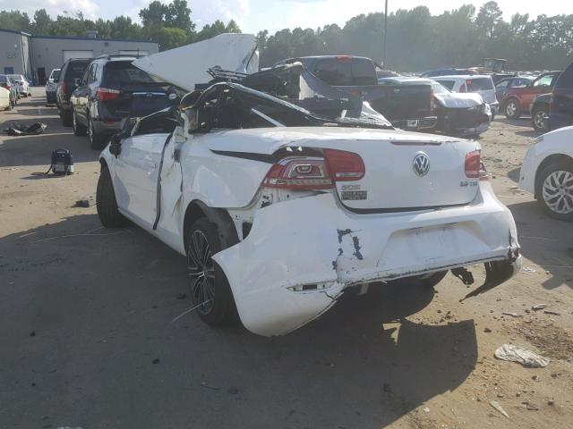 WVWBW8AH9DV002039 - 2013 VOLKSWAGEN EOS KOMFOR თეთრი ფოტო 3
