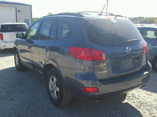 5NMSG73D07H107510 - 2007 HYUNDAI SANTA FE GRAY photo 3