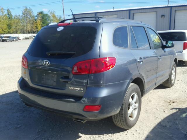 5NMSG73D07H107510 - 2007 HYUNDAI SANTA FE GRAY photo 4