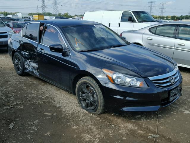 1HGCP2F66CA233560 - 2012 HONDA ACCORD BLACK photo 1