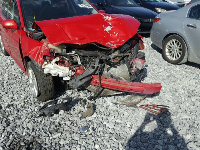 JM1BK323061476053 - 2006 MAZDA 3 RED photo 9