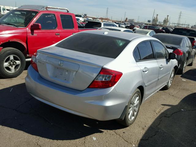 19XFB2F86CE327818 - 2012 HONDA CIVIC EX 银色 照片 4