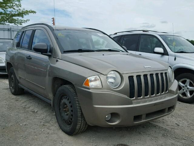 1J8FF47W98D746888 - 2008 JEEP COMPASS SP BEIGE photo 1