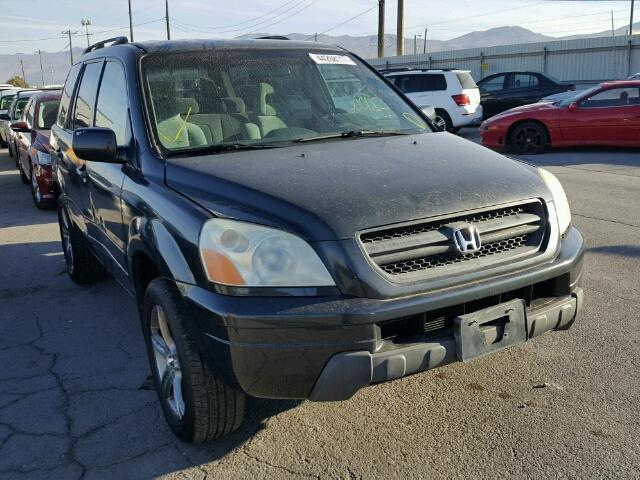 2HKYF18433H589213 - 2003 HONDA PILOT EX CHARCOAL photo 1