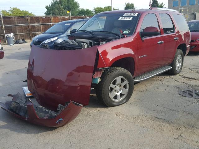 1GKFK63868J174884 - 2008 GMC YUKON DENA MAROON photo 2