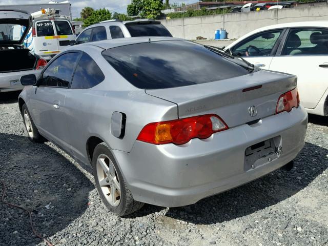 JH4DC53853C018308 - 2003 ACURA RSX SILVER photo 3