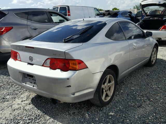 JH4DC53853C018308 - 2003 ACURA RSX SILVER photo 4