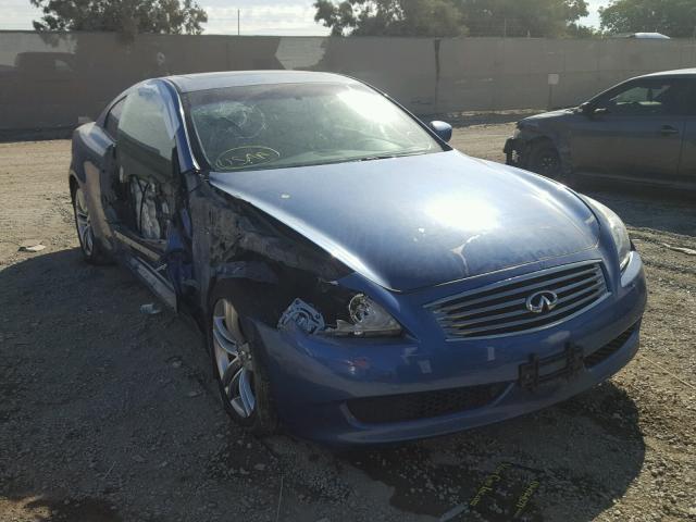 JNKCV64E58M122086 - 2008 INFINITI G37 BASE BLUE photo 1