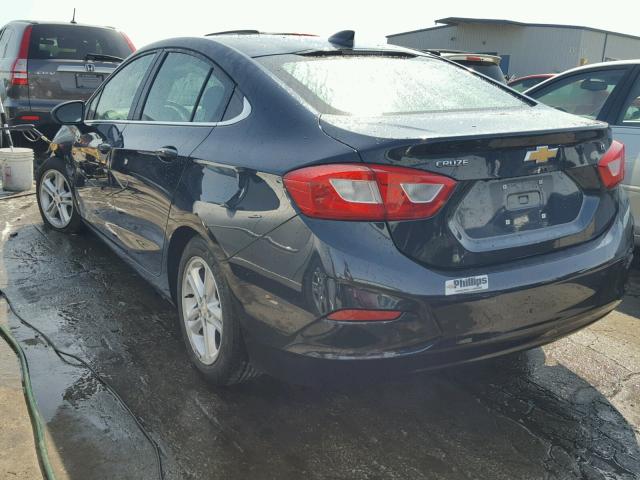 1G1BE5SM5G7292178 - 2016 CHEVROLET CRUZE LT BLACK photo 3